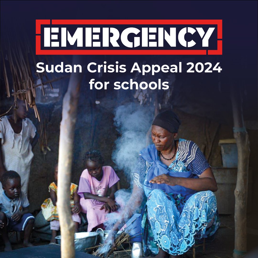 Download our schools fundraising assembly and order a free fundraising pack to raise money to support our Sudan Crisis Appeal. More ⤵️ cafod.org.uk/education/educ…