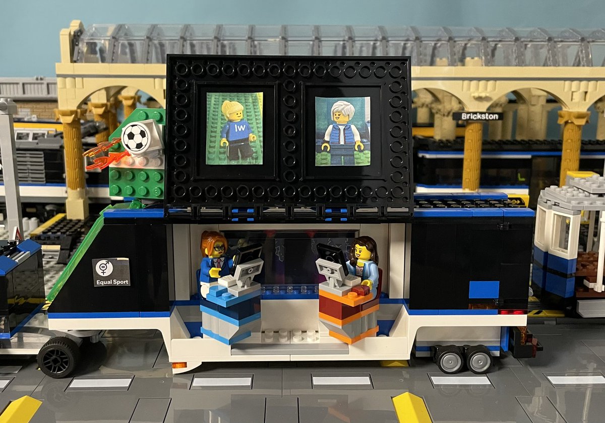The helicopter is poised to take off at 19:45 tonight with the WBFL trophy safely aboard - will it land at @interlockingfc or @studdersfield ?? Follow the action here or by the #BrickFootball bus tonight #HerGameToo #Playunstoppable
