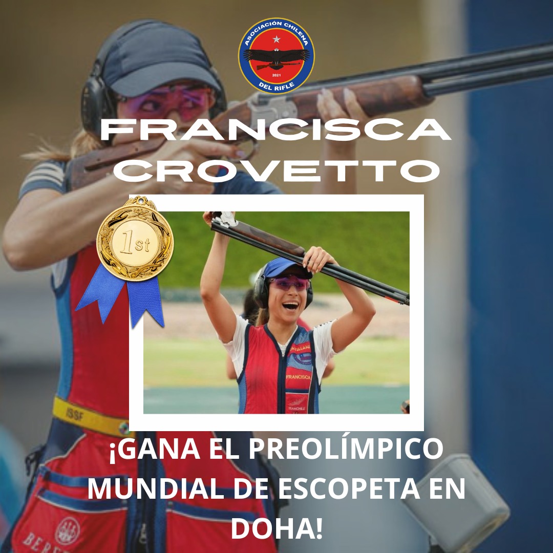 ¡Qué emocionante es ver a nuestra campeona Francisca Crovetto conquistar la medalla de oro en el preolímpico mundial de escopeta en Doha! 🥇✨ Es un logro increíble que nos llena de orgullo y felicidad. 😄🎉 Con sus cuartos Juegos Olímpicos en el horizonte, Francisca se…