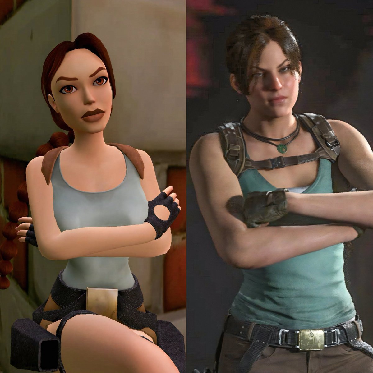 OG Lara Croft.. vs modern Lara Croft updated for ESG points & Sweet Baby Inc compliance:
'I want to raid tombs & look great' vs 'I want to speak to your manager & IT'S MA'AM!'