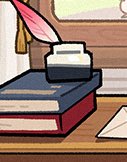 red and blue books hm? 👀