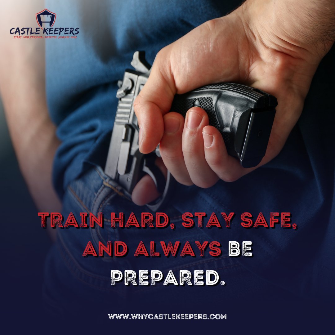 'Train hard, stay safe, and always be prepared.' This isn't just a motto; it's a lifestyle for responsible firearm owners. At Castle Keepers, we take this philosophy to heart in every session.

#RespectTheFirearm #SafetyFirstAlways