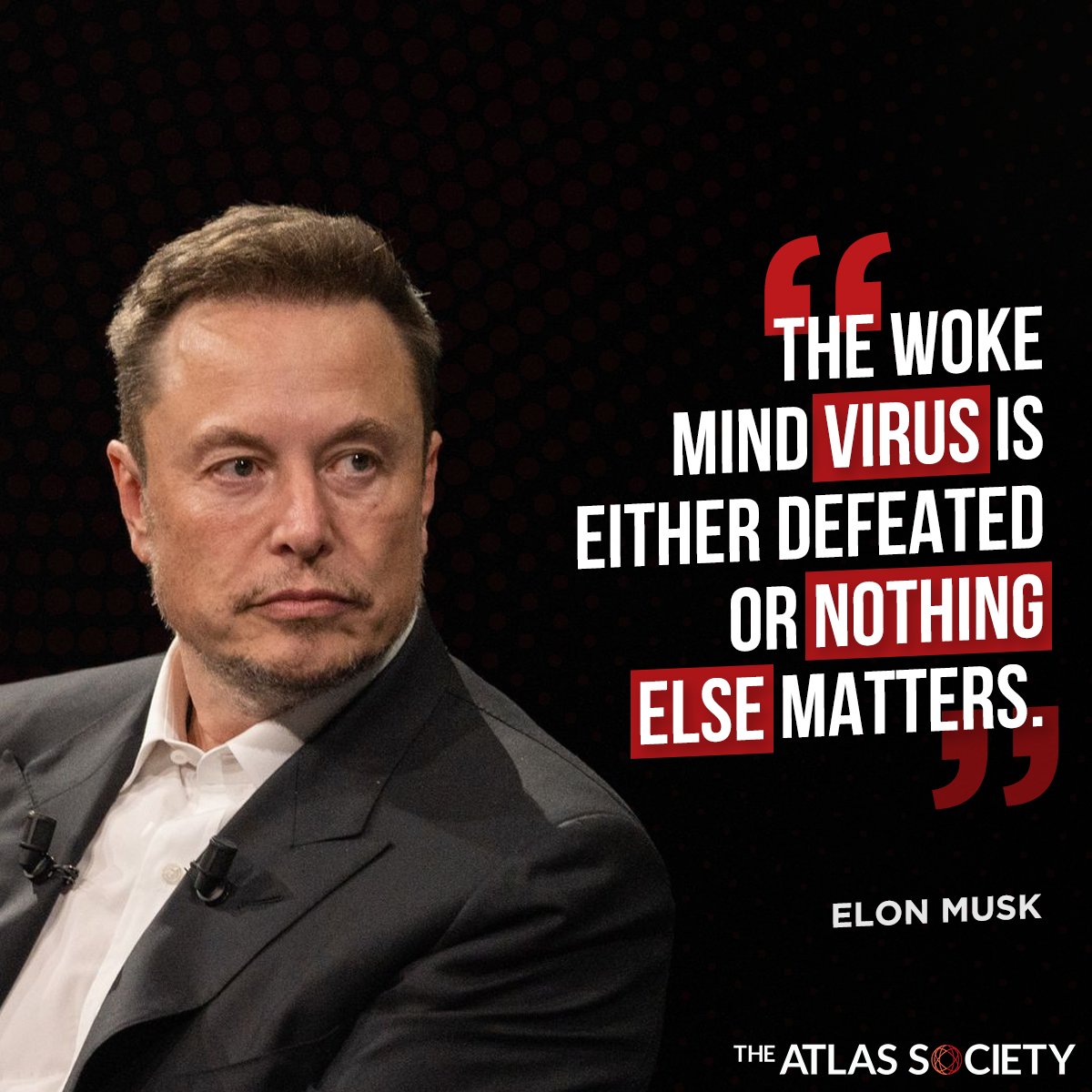 The stakes are really just that high.... #Postmodernism #ElonMusk #Woke #AynRand facebook.com/AtlasSociety/v…