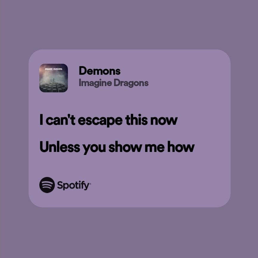 💜 demons ‐ imagine dragons