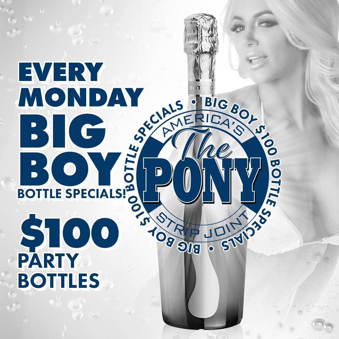 Come in, grab a cold drink with a hot entertainer and start your week off with us! We have all the Monday Motivation you need! . . . #ThePony #Pony #PonyParty #MondayFunday #PonyUp #PonyPrincess #PonyAF #StripClub #StripJoint #PonyClub #AmericasStripJoint #MondayMotivation