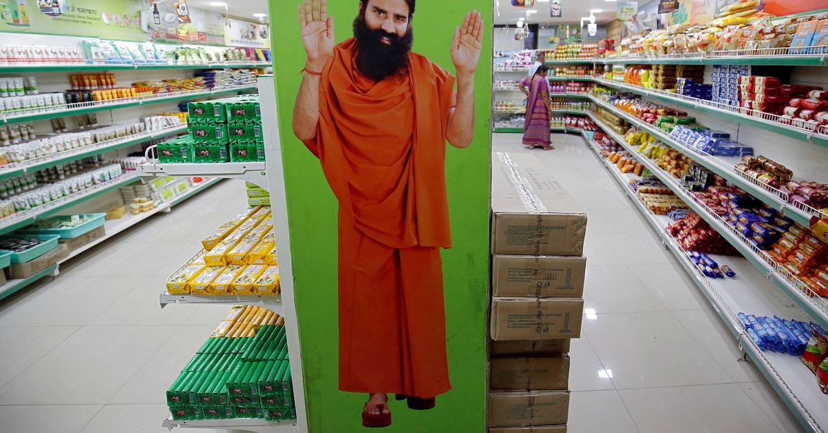 Indian state suspends licences of 14 products of yoga guru in latest setback reut.rs/3UCzhvS