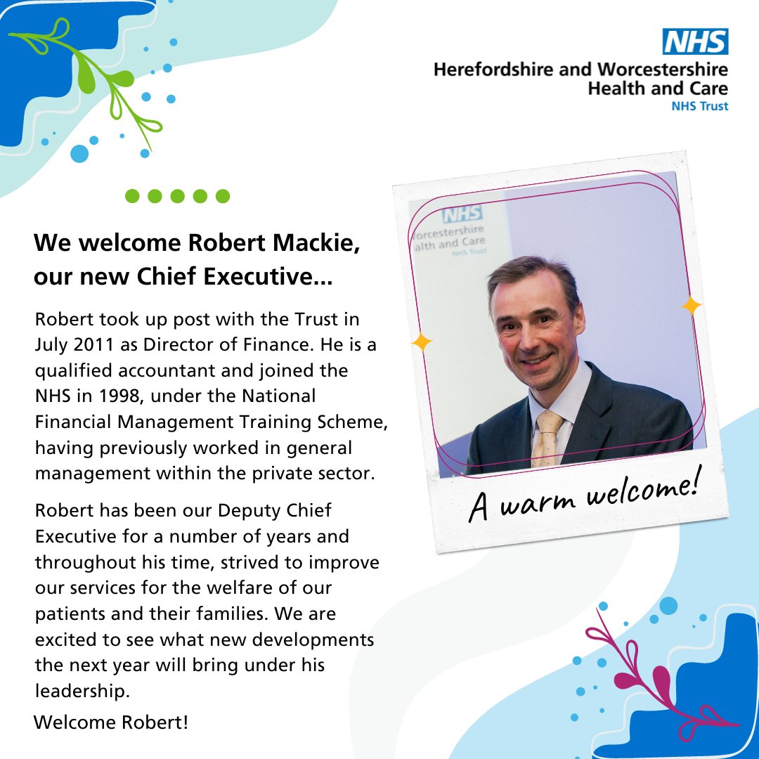 We welcome Robert Mackie, our new Chief Executive 🥳🎉 We are excited to see what new developments the next year will bring under his leadership!