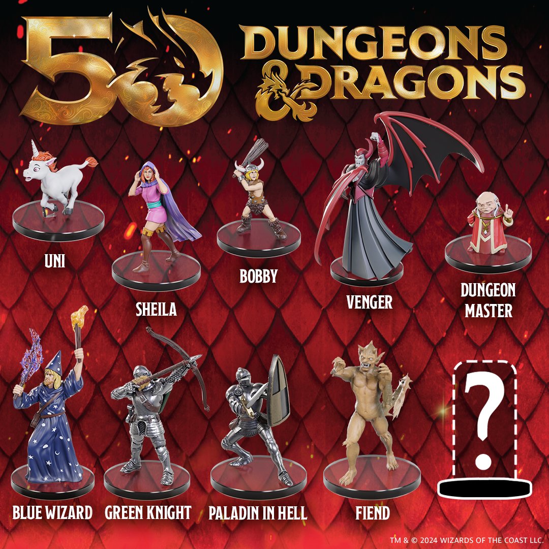 Last week @joindicebreaker announced Venger and Dungeon Master as two more #DnD 50th Anniversary secret rare minis. What could the final one be?