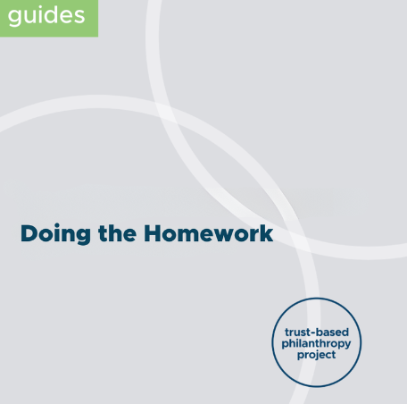 We often get questions from funders about how to get the information you need from grantees without burdening their time. This guide provides insight on what it really means to do the homework! shorturl.at/hnGI9