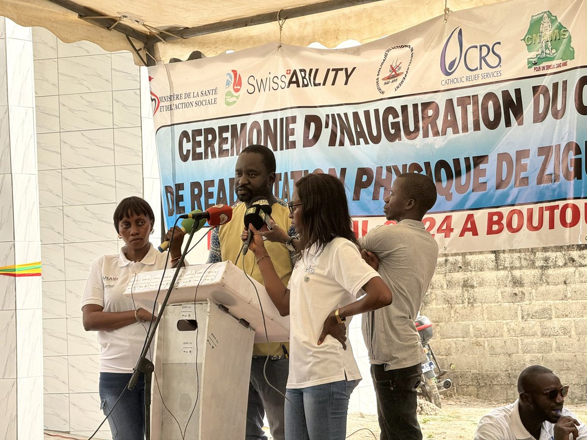 BlochJared's tweet photo. Représentant @ICRC #Ziguinchor #MamadyGasama invite les partenaires a contribuer à garantir la durabilité de l’accès aux services de réadaptation pour les victimes de mines et les autres personnes en situation de handicap https://t.co/32SL5Dtrvn