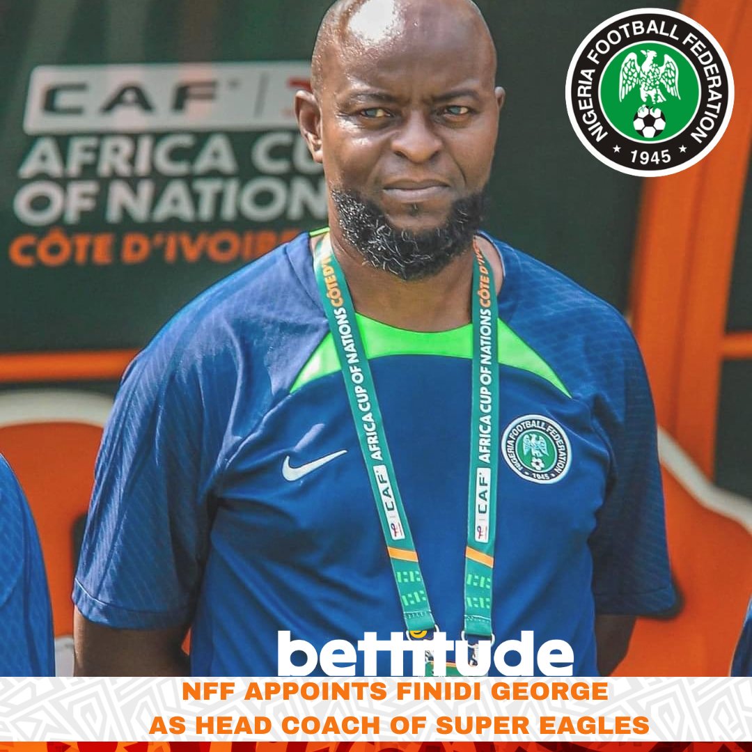 NFF appoints Finidi George as Head Coach of Super Eagles The Board of Nigeria Football Federation on Monday approved the recommendation of its Technical and Development Committee to appoint former ace winger Finidi George as Head Coach of the Senior Men National Football Team,…