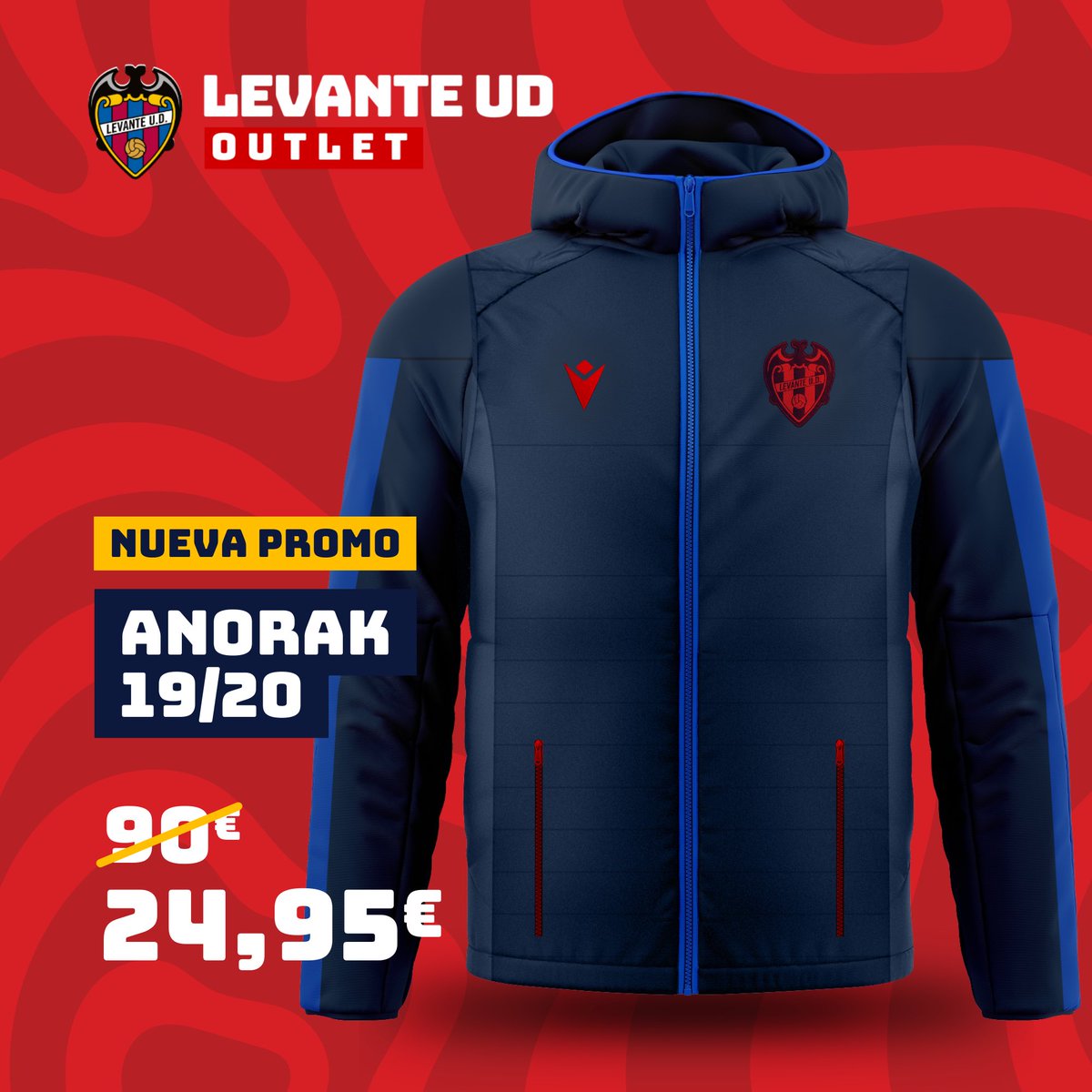 Tengo una noticia buena y otra no tan buena. La buena: Nuevo anorak top en el outlet La no tan buena para muchos: Solo en S Disponible en outlet.levanteud.com/products/anora…