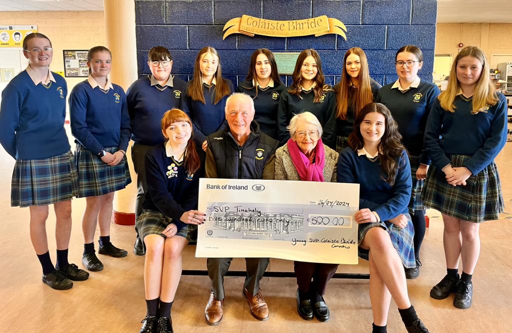 Young SVP club raise €500 for SVP Tinahely with Egg-citing Easter Egg Hunt Fundraiser!