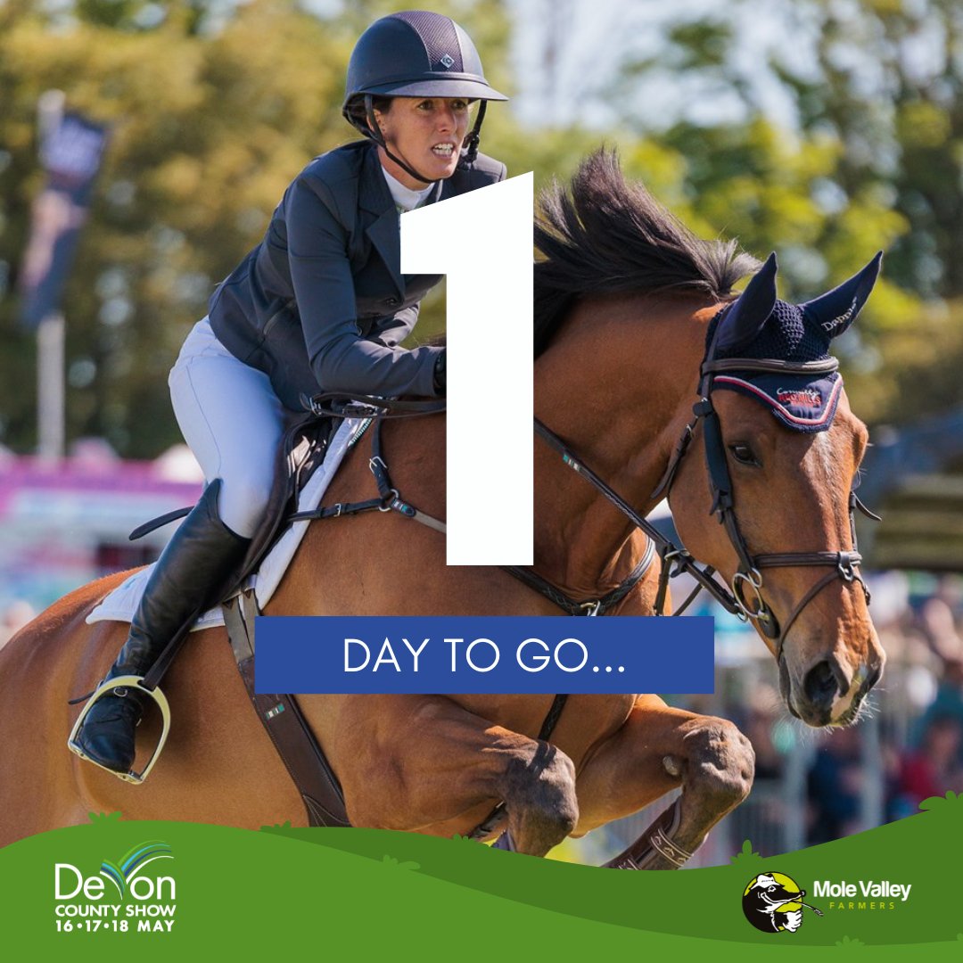 DevonCountyShow's tweet photo. 🌟1 DAY TO GO! 🌟We don’t think we’ll get much sleep here at HQ tonight! After months and months of meticulous planning – it’s just one more sleep!
👉https://t.co/l2FXCAjEpv
📅Thursday 16th May–Saturday 18th May 2024
📍Devon County Show, Westpoint, Clyst St Mary, Exeter, EX5 1DJ https://t.co/dfZZXUse98