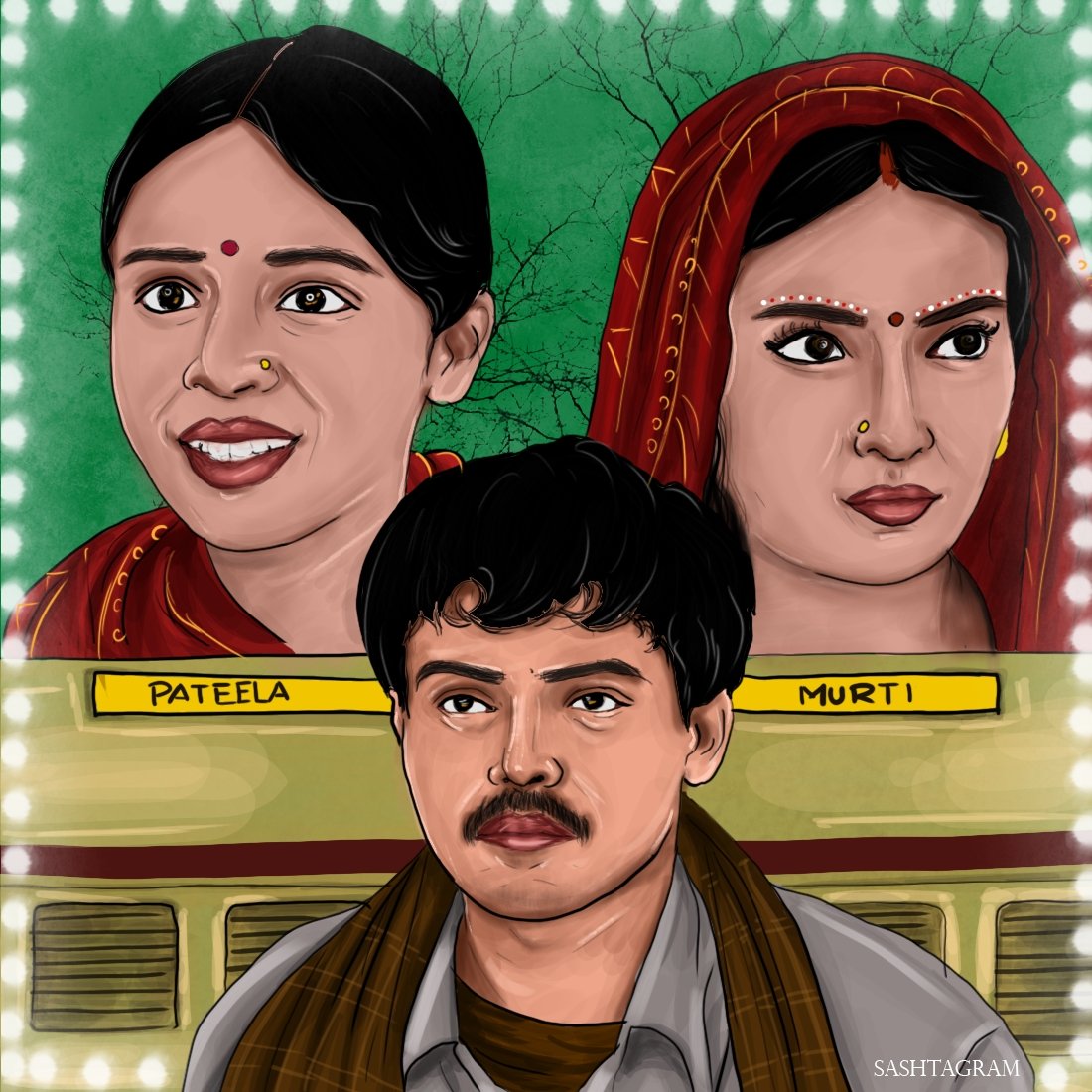 The Heartwarming Laapatta Ladies 🩷 @PratibhaRanta @nitanshi_goel @raodyness @jiostudios @NetflixIndia @AKPPL_Official #LaapataaLadies #LaapataaLadiesOnNetflix #fanart