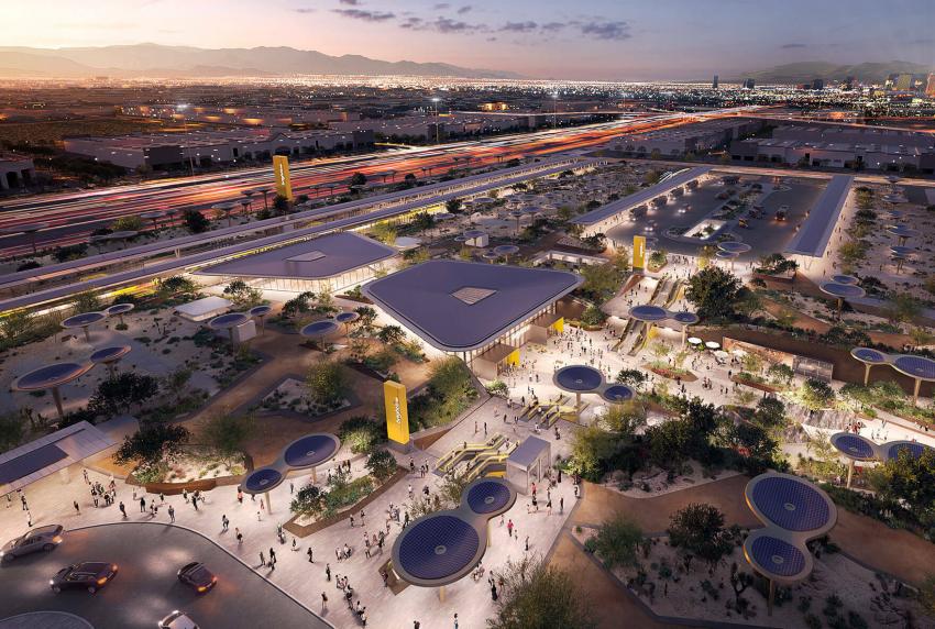 Brightline West has officially broken ground in Las Vegas, marking the beginning of the journey to high-speed rail in the United States. With stations designed by Tenderstream member <a href="/GrimshawArch/">Grimshaw Architects</a> #architecture #LasVegs <a href="/BrightlineWest/">Brightline West</a>