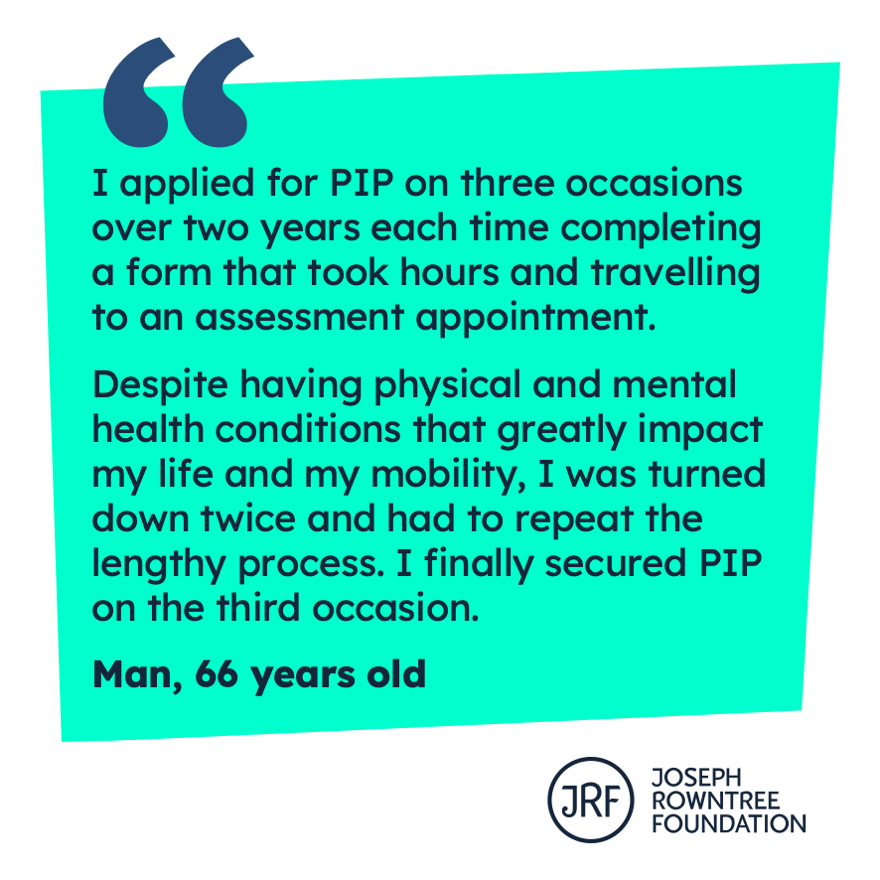 A new consultation on PIP launched by DWP Secretary Mel Stride this evening says, 'many people have a good assessment experience.' But what is it like to go through it? We've heard people's actual experience. The government should hear them too 🔽🧵