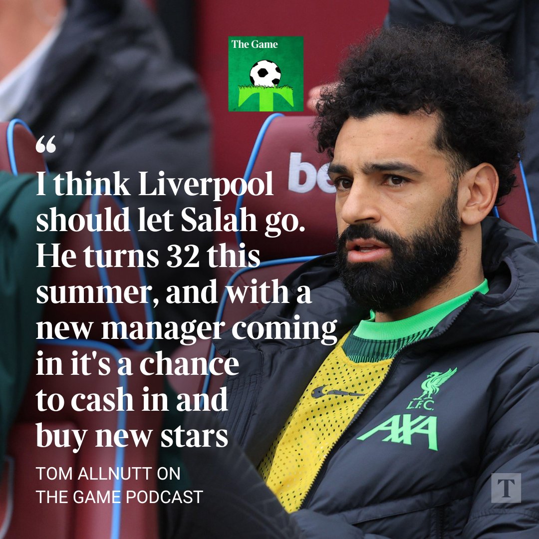 🎙️ The Game Podcast 🎙️ 👋 Should Liverpool sell Mohamed Salah? 🍒 Andoni Iraola for manager of the season? 🍷 Burnley back in the survival battle? @allyrudd_times, @TomAllnutt_ and @GregorRoberts0n join @_TomClarke. Listen to the full podcast: play.acast.com/s/timesthegame…