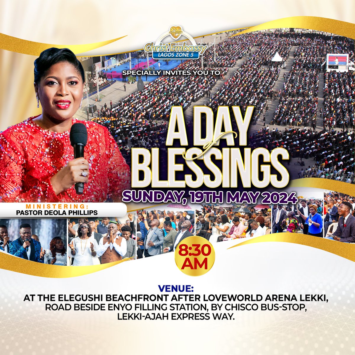 It's here again...... A DAY OF BLESSINGS 4.0. Did you missed the last one? Sure you won't want to miss this epoch event. I'm specially inviting you. Save the date!