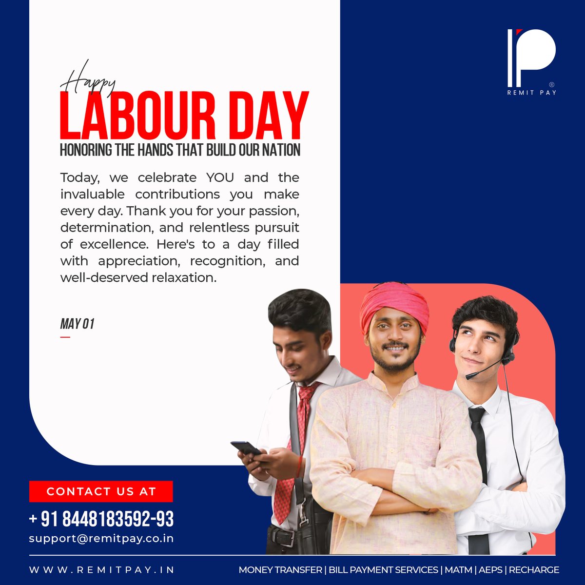 Happy Labour Day: Honoring the Hands that Build our Nation

#financialservice #financialservices #fintech #fintechs #fintechstartup #fintechsolutions #fintechrevolution #internationalworkerday #InternationalWorkersDay #labourday #labourday2024 #Labour #labour