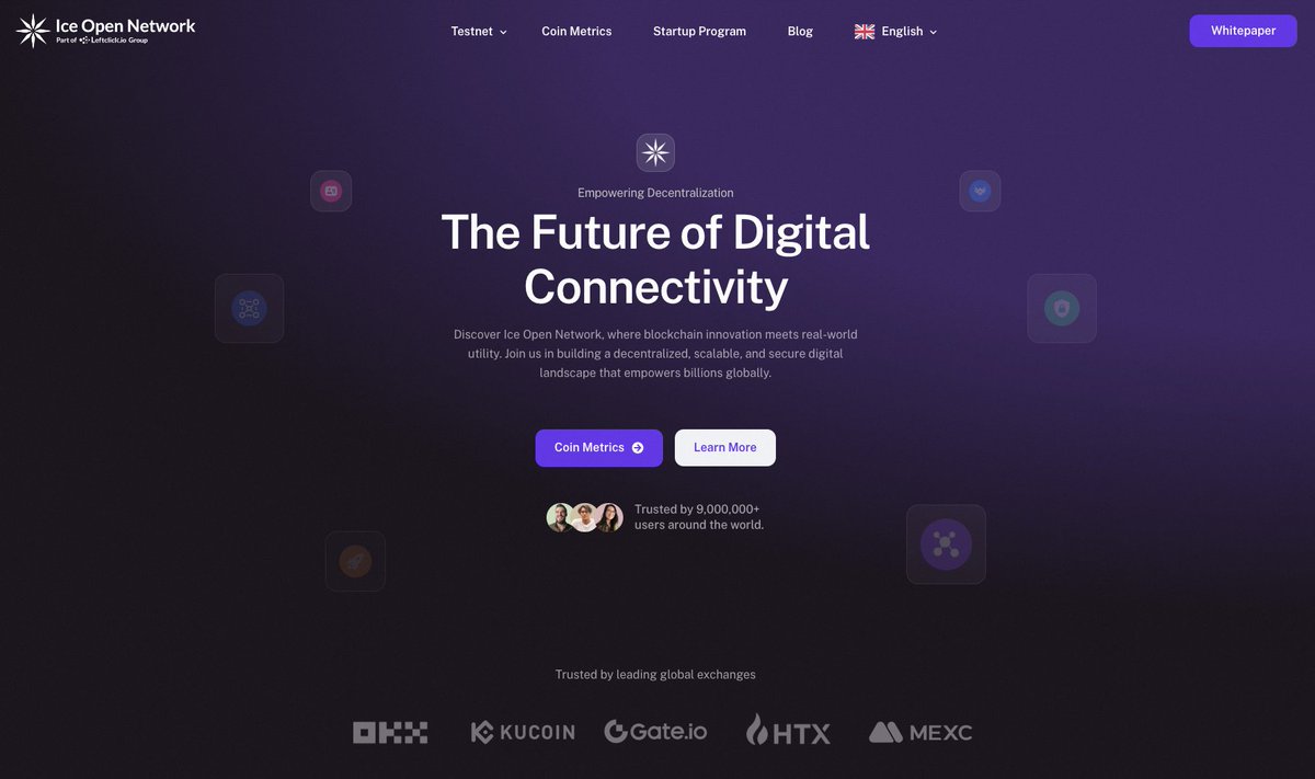 ice_blockchain's tweet image. 🌟 We're excited to introduce our redesigned website, reflecting the current phase of Ice Open Network #ION and our vision for the future. This new style offers easier navigation and clearer information, making it simpler for newcomers and the general audience to understand our…