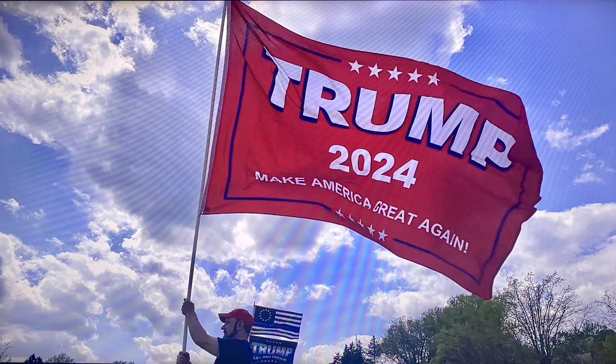 @john1776DecInd It was great seeing you as well Brother. Looking forward to many more Flagwaves and TrumpTrains.

Big Red is like pulling in a Marlin for sure. 😂 lol