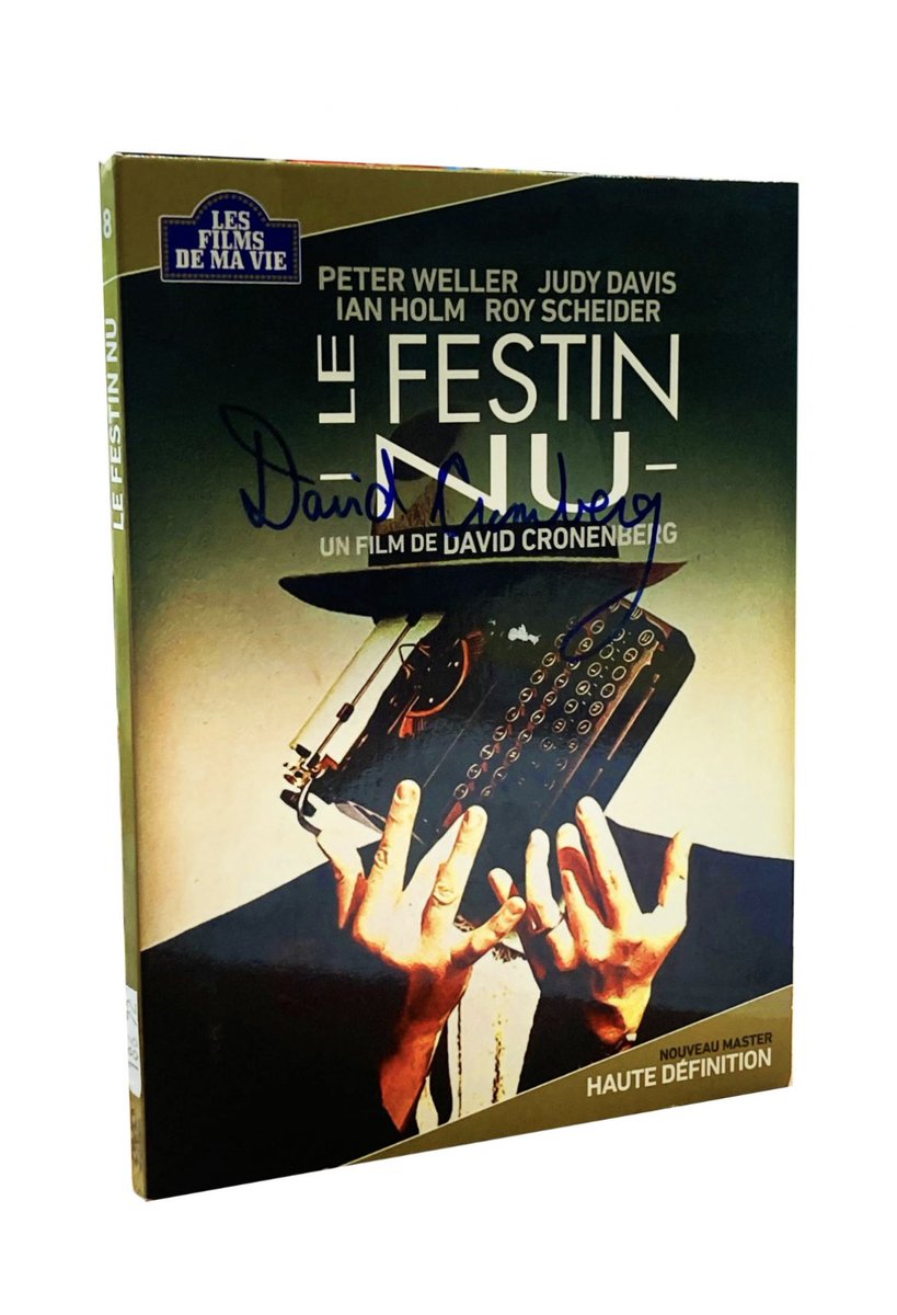 JMVideo121's tweet image. 🍀 #CONCOURS  À l’occasion du lancement de jmvideo.fr, nous vous offrons le DVD du Festin nu dédicacé par David Cronenberg** 

Pour participer ⬇️
   • Suivre le @JMVIDEO121
   • Retweet ce tweet
   • Mentionne 1 ami(e) en réponse à ce tweet 

🗓️ TAS le 11/05