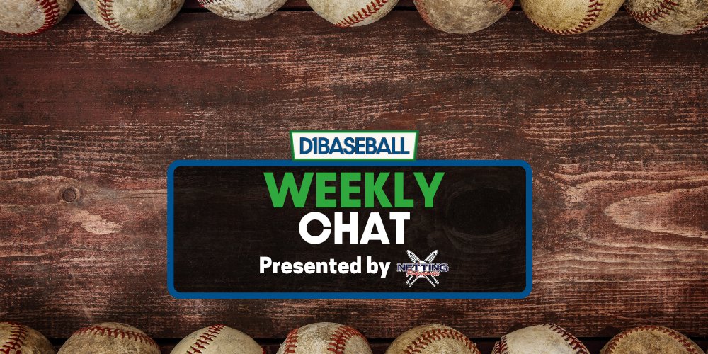 💬💬WEEKLY CHAT!💬💬 It's Weekly Chat time at @d1baseball. @aaronfitt and myself will start answering your questions soon! d1baseball.com/chats/d1baseba…