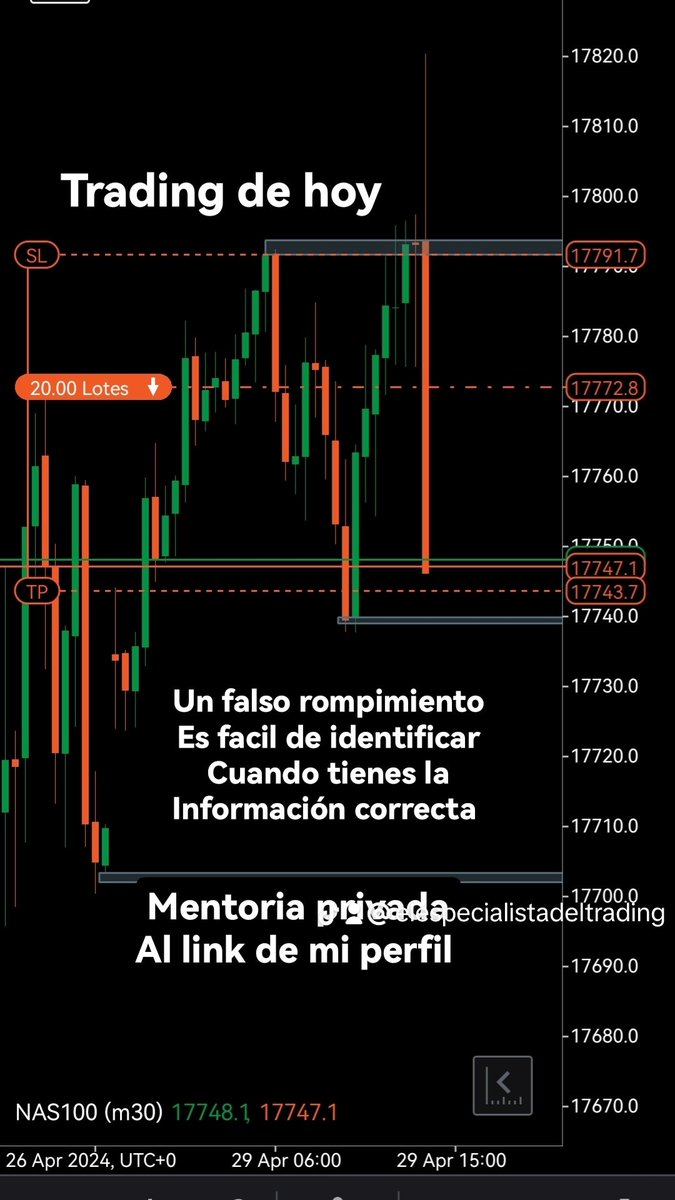 corralesmanager's tweet image. Trading de verdad #scalpingtrader #nasdaq100 #inversionesdigitales #cursodetrading #futuros #forex