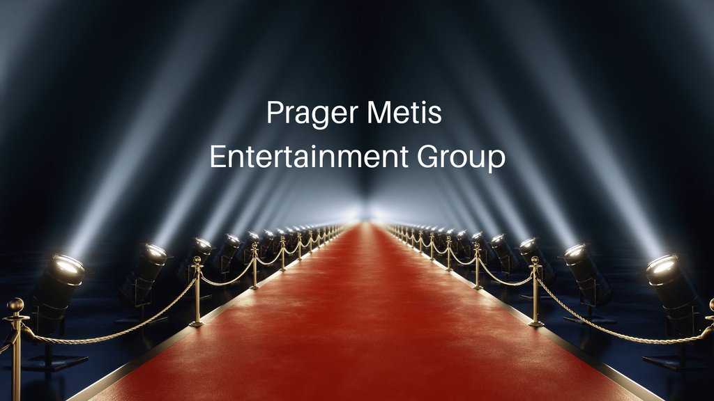 Hello! We are a full-service advisory & accounting firm with deep roots in the entertainment & music industry for over 100 years! Contact us: pragermetis.co/44QX11H

#PMEntandMusic #entertainment #advisor #businessmanager #royalty #audit #touraccounting #valuations