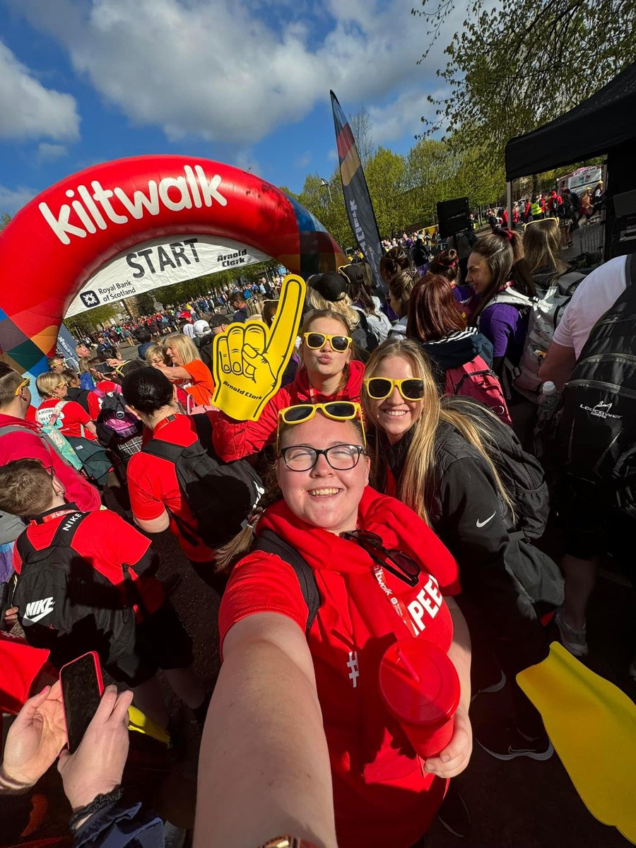 What a surreal day yesterday, my first ever kiltwalk completed ✅ what an amazing day from start to finish ❤️well done to all who participated in this  event👏👏 also big thanks to all who have donated. It means a lot ❤️🫶 #TEAMPEEK