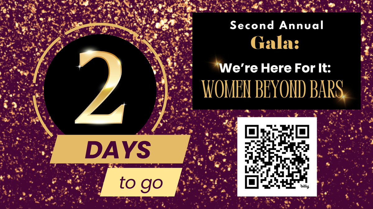 Can you believe we're only TWO DAYS away from our second annual gala: Women Beyond Bars?! We're fundraising, celebrating & honoring the people who have made such an impact on our work & community as a whole. We have a few seats left, get your ticket here: bit.ly/NHGala2024