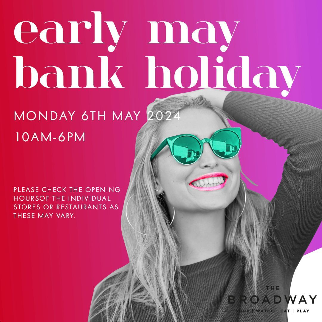 The countdown begins: just 1 week left until our Early May bank holiday! 🎉 Don't forget, we are OPEN on Monday the 6th of May from 10am - 6pm. Join us at the centre for a day filled with shopping, delicious food, fun activities, or catch a movie at The Light Cinema. 🕺🍔🎥