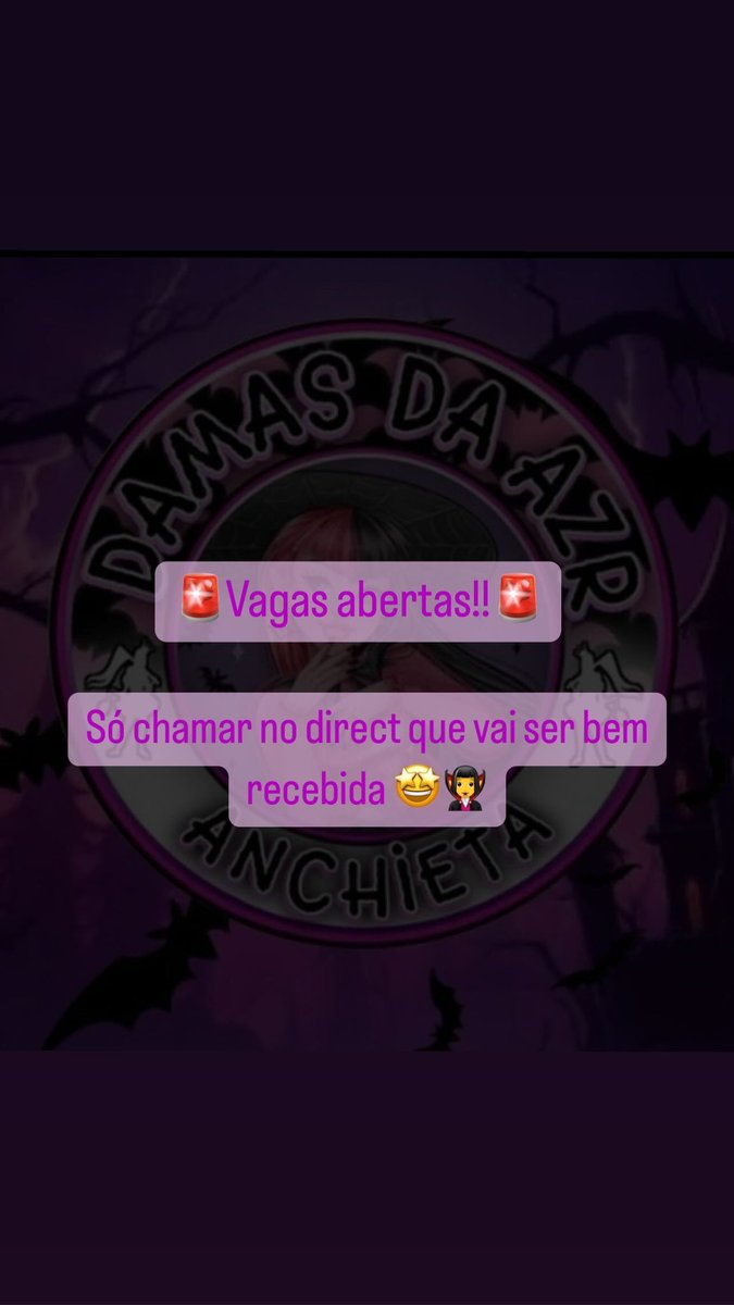 Vem com as damas 🧛‍♀️🫶🏼🤩