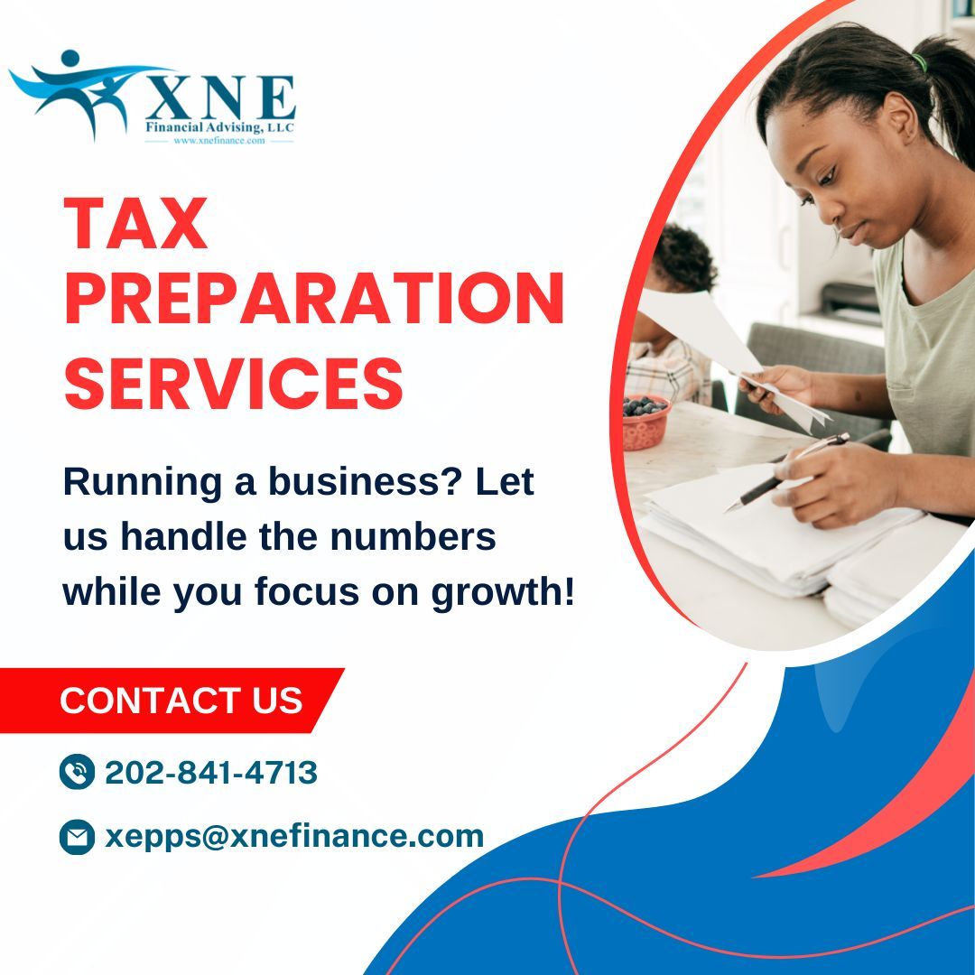 Time to level up your business game. Let us handle the numbers so you can scale new heights! 🤝💯

📌 Need help with your taxes? Click the link below, and we'll kickstart the process, no matter where you are in the U.S.!

Link: buff.ly/3SDwRLe

#TeamXNE #taxes