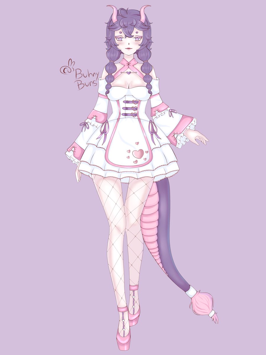 BuhnyBuns's tweet image. Open for preclaim! 
Will be turning this design into a vtuber 
Drawn and rigged by me~
Preclaim price 800$ usd or best offer 
Dm me :3 
#live2d #vtubercomm #vtuberadopt