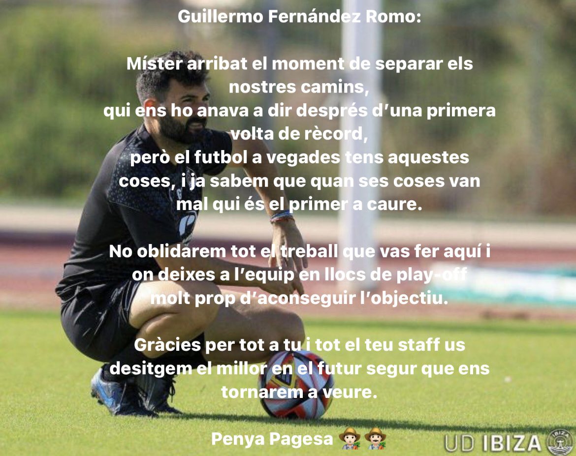 PenyaPagesa's tweet photo. Gràcies Mister https://t.co/NP13g4CgSr