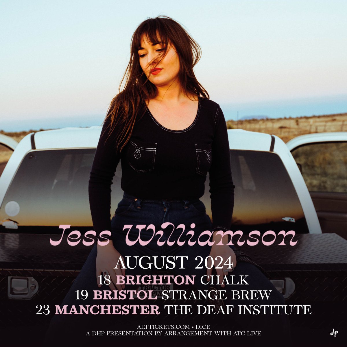 NEW/ Los Angeles-based singer, songwriter, and multi-instrumentalist @jessswilliamson plays Brighton's @chalkvenue, Bristol's @strangebrewbriz and Manchester's @DeafInstitute this August! Tickets go on sale tomorrow at 10am, set a reminder: tinyurl.com/2eu7pjna