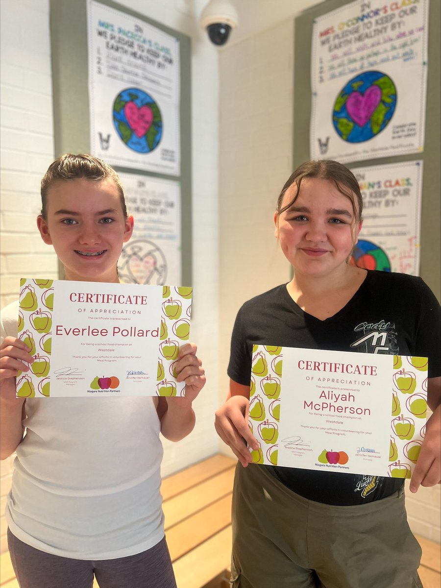 A huge #thankyou to students Everlee and Aliyah for their incredible efforts in supporting Westdale Public School’s breakfast club!🙌🎉