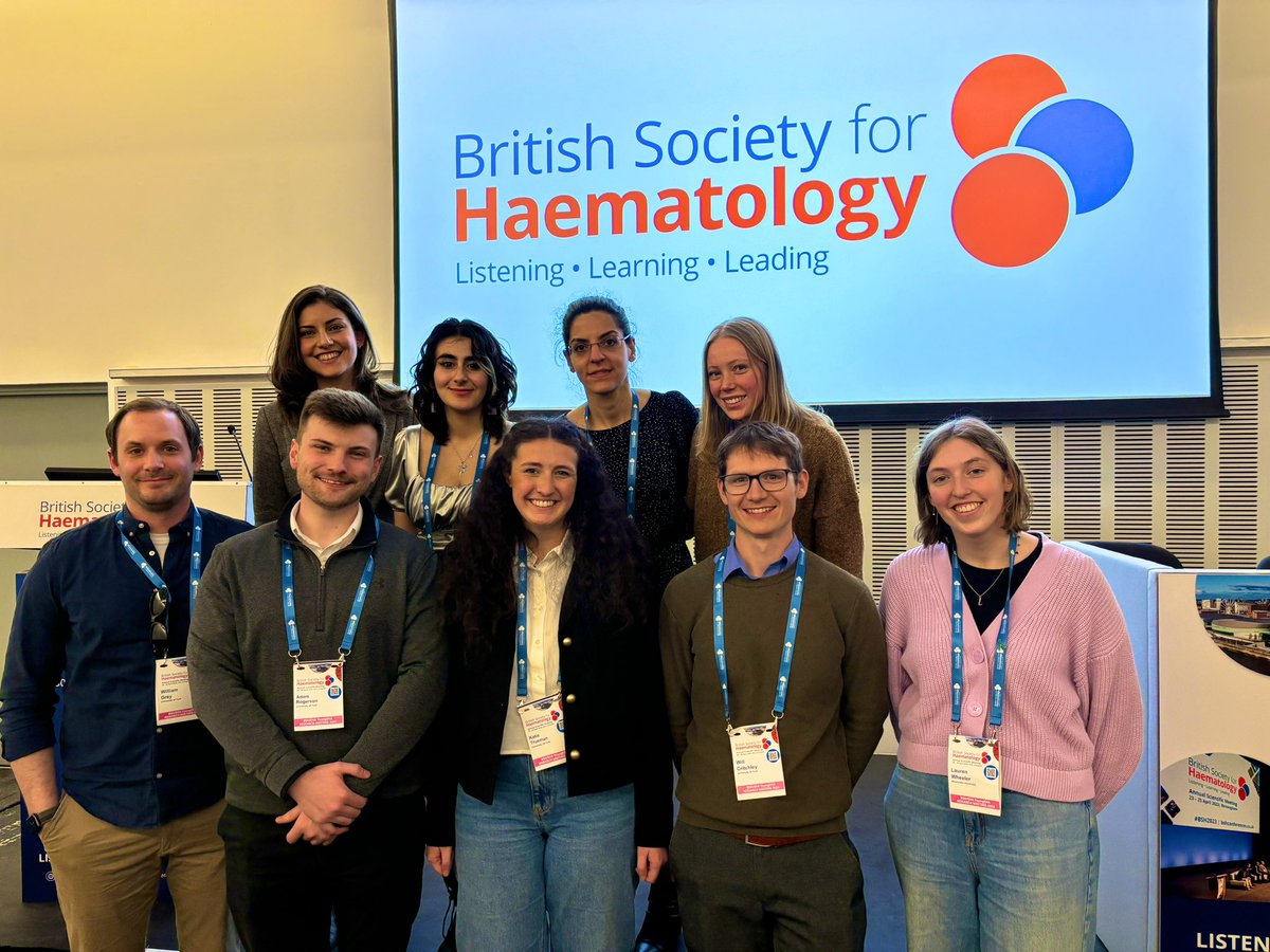 As voted for by the lab, here is our latest #labphoto @CBR_UoY @YBRI_UoY @BiologyatYork . We’ll definitely be heading back to @BritSocHaem next year, had lots of fun. Just missing @anjumkhan12 who is coming to co-lead projects with me soon.