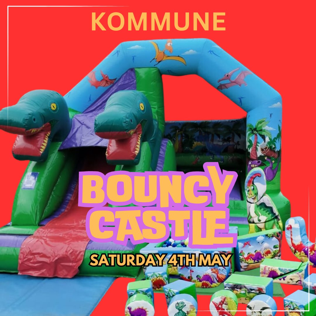 Due to the successes of last month event we are back this #Saturday with more #bouncycastle fun and #facepainting for the kids and family. You can show up anytime from 11:30am and head in to the events space. RSVP via the link in our bio or dm for more info. #kommune