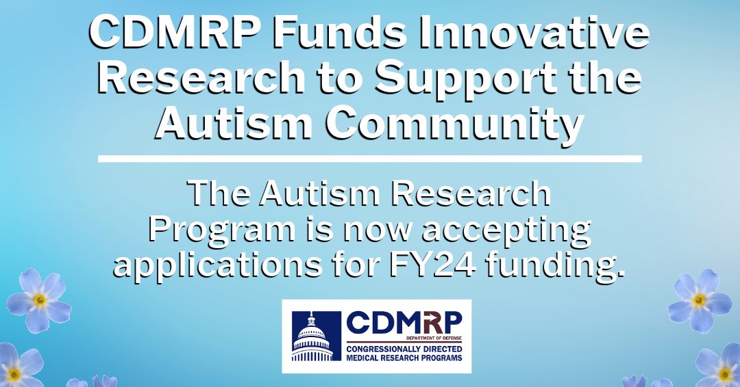 @CDMRP #Autism #Research Program continues over a decade of funded work with innovative approaches to helping those with Autism, including #telehealth to reduce burden on families & improve continuity of care. #military #autismawarenessmonth Read more here:cdmrp.health.mil/arp/research_h…