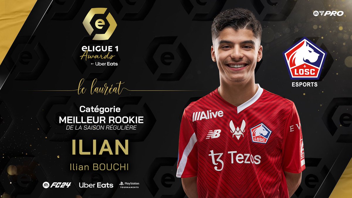 🏆 @ilianbouchi_ est élu meilleur rookie de la saison !