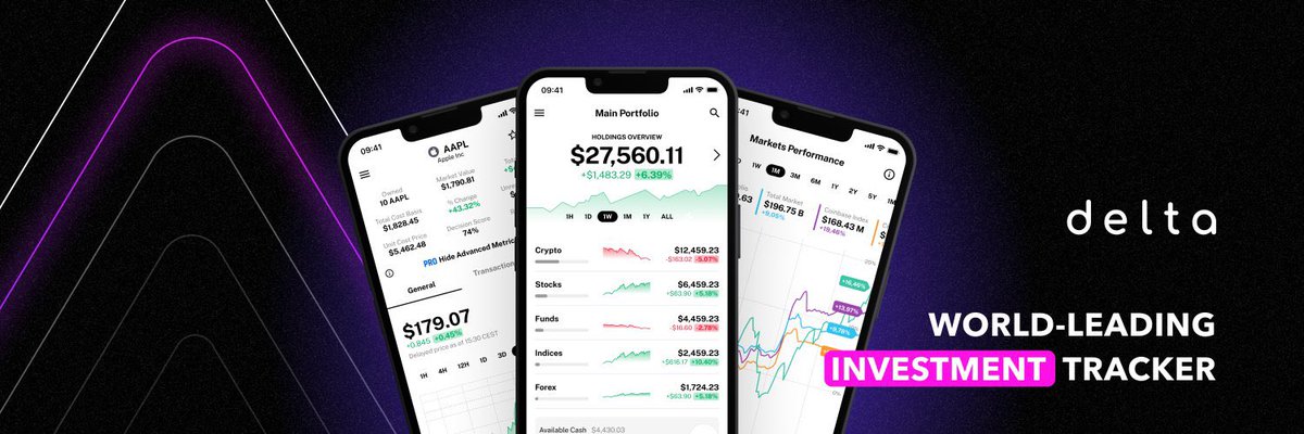 🕵️‍♂️Take your investment game to the next level with @getdelta! -> Track your cryptocurrencies and stocks in one sleek app. -> Ready to make smarter moves with your portfolio? -> Jump in now & download the app: get.delta.app/Bvvy/i3ijwqzs -> Why bullish on @getdelta? 👇🏻 ->