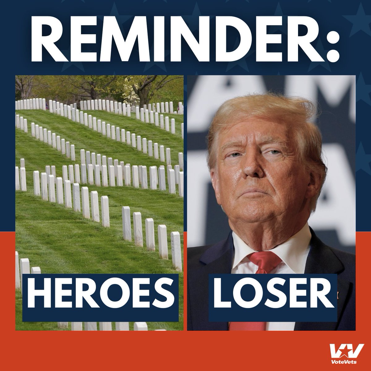 Trump calls our war dead 'suckers' and 'losers.' LET US BE CRYSTAL CLEAR -- The REAL loser, the one who truly fits that label, is Donald Trump. HOW DARE he insult those who made the ultimate sacrifice for our country and those serving now?!