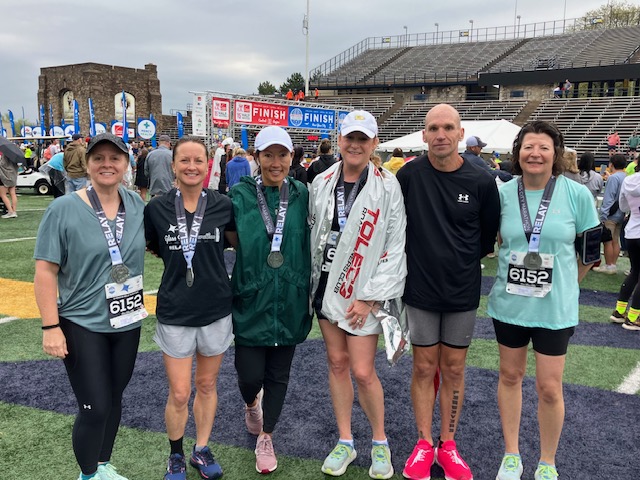 This year's Glass City Marathon @GCM_Toledo is in the books - and thanks to supporters who sponsored our runners by donating more than $8,700 to help the #RedCross of Western Lake Erie prepare the community for disasters like home fires. #marathon #runners #EndHomeFires