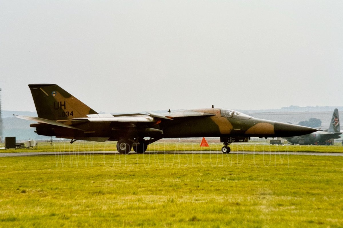 F-111, RAF Leuchars, early 1990s. #usaf #usafe #usairforce #f111aardvark #f111 #mil #militarylife #jet #aircraft #aeroplane #noordinaryjob #aviation #avgeek #captureasecond
