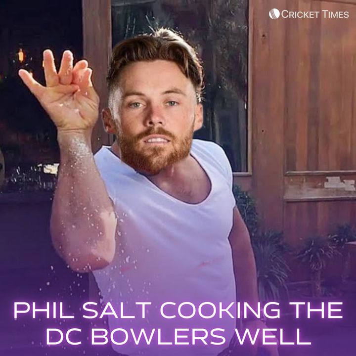 4th fifty from just 10 innings for Phil Salt, remarkable consistency! #KKRvDC #IPL2024 #cricket #CricketTwitter