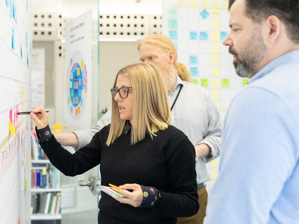 Behind the scenes peek: Researchers from the IGI and @DanaherCorp planning a roadmap for rapidly developing new #CRISPR cures. 🗺️ Read more: innovativegenomics.org/news/igi-danah…