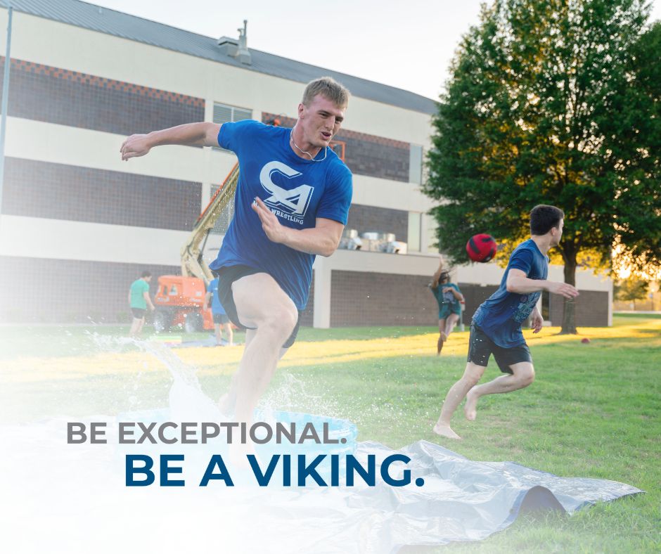 At CASC, we believe in the power of excellence and the spirit of the Viking within each of our students! Whether in the classroom, on the field, or in your personal growth journey – let the Viking spirit guide you to greatness. Be exceptional. Be a Viking.